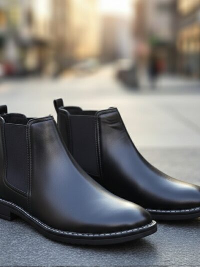 Men’s Urban Classic Chelsea Boots – Jet Black
